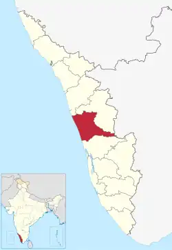 Location in Kerala