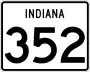 State Road 352 marker