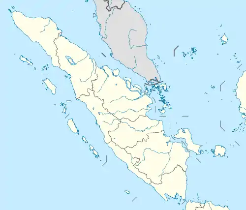 Padangsidimpuan is located in Sumatra