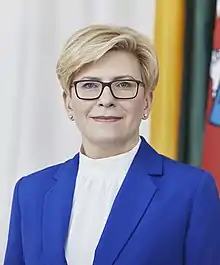 Ingrida ŠimonytėPrime Minister of Lithuania(2020–present)