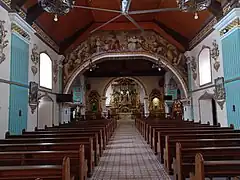 Church interior in 2023