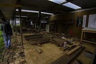 Under construction during renovation of Patan Durbar Square