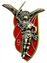 Insignia of the 9th Parachute Chasseur Regiment