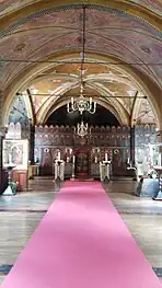 View of the interior facing the iconostasis