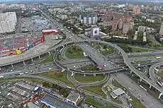 Interchange of MKAD and Leningradskoye Highway