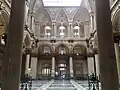 Interior atrium or sala delle Grida