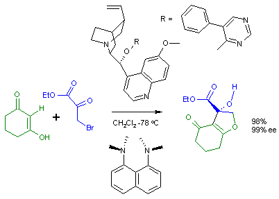 interrupted Feist-Benary reaction