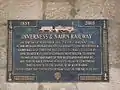 Memorial plaque, Nairn station