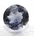 Facet cut Iolite gemstone