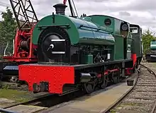 Peckett metre gauge locomotive from the Wellingborough Iron Company tramway