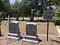 Brown's grave at Oakwood Cemetery