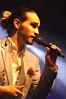 Isaiah Firebrace performs at Avondale School, 1 December 2019.