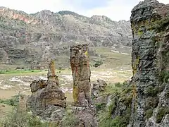 Standing Stones at Isalo National Park