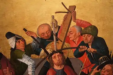 The Crown of thorns (detail from the Colmar Altarpiece)