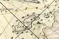 Island Eddy as it appears on a French naval chart of 1690.