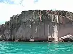 El Vizcaino protected island, gulf of California.