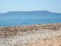 View of the Isle of Portland from Ringstead Bay