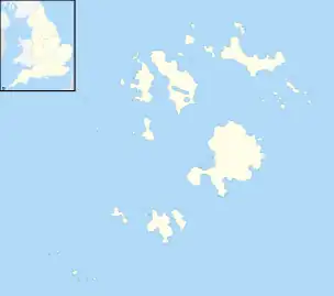 White Island is located in Isles of Scilly