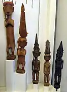 Nias tribal art statues