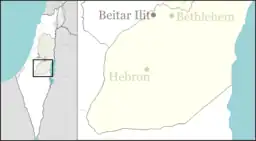 Beit Hagai is located in the Southern West Bank