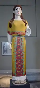 Peplos Kore color reconstruction