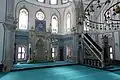 The mihrab area of the mosque