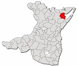 Location in Constanța County