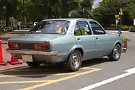 Rear view of early Gemini four-door (Japan)