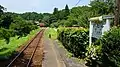 The view from the platform looking northward, July 2015