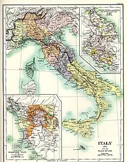 Image 20Italy after the 1454 Peace of Lodi (from Italian Wars)