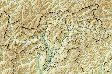 2nd Mountain Artillery Regiment (Italy) is located in South Tyrol