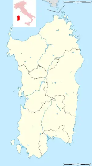 Perdaxius is located in Sardinia