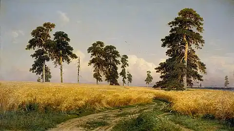 Ivan Shishkin, A Rye Field, 1878