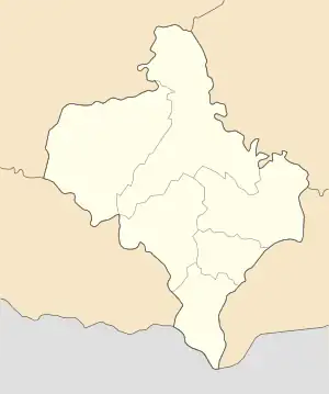 Bili Oslavy is located in Ivano-Frankivsk Oblast