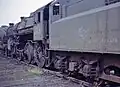 Ivatt 4MT 2-6-0 43027 dumped at Lostock Hall shed, July 1968