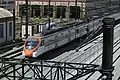 Civia 465 with the Rodalies de Catalunya livery near Sant Andreu Comtal, Barcelona