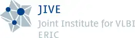 Full JIVE logo featuring a star and the text JIVE, Joint Institute for VLBI ERIC