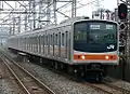 A Musashino Line 205-0 series EMU in June 2006 (this particular set is actually a 205-5000, or set 145 in Indonesia)