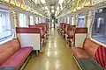 Interior of KiHa 110–228 series in May 2022