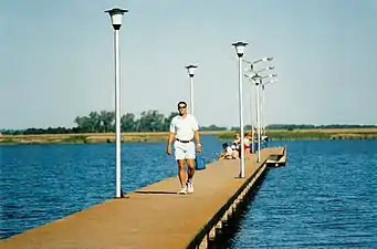 Fishermen's Pier on Lake El Carpincho