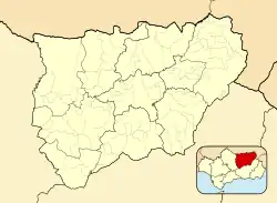 Pegalajar is located in Province of Jaén (Spain)