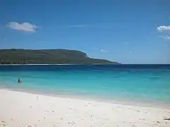 Jaco beach with Cape Cutcha in the background in the dry season ...