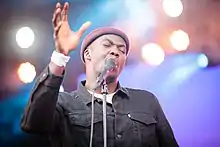 Jacob Banks performing in 2018