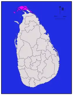 Location within Sri Lanka