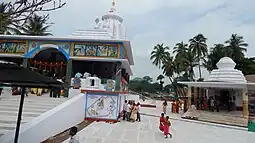 Left view of the temple