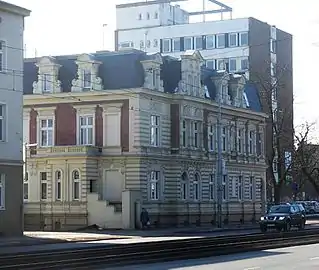 Side view from Jagiellońska street