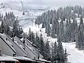 View from the base of Jahorina ski resort