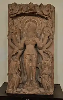 Jain Goddess Chakreshwari, Kankali Mound, Circa 10th Century CE