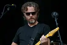 Snider performing with Minus the Bear in 2014