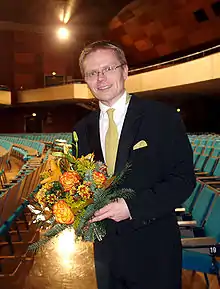 Conductor Jakub Martinec at Meistersingerhalle, Nuremberg, Germany (2009)